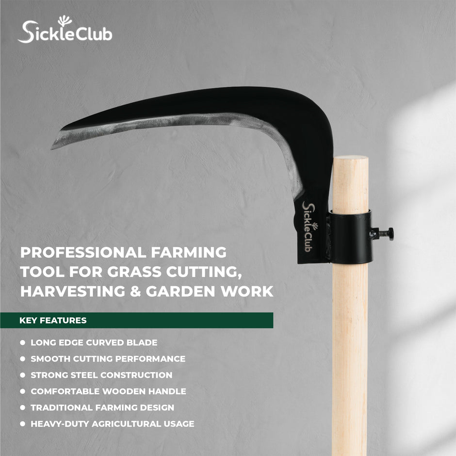 SICKLECLUB™ Long Edge Classic Grass Sickle Cutter