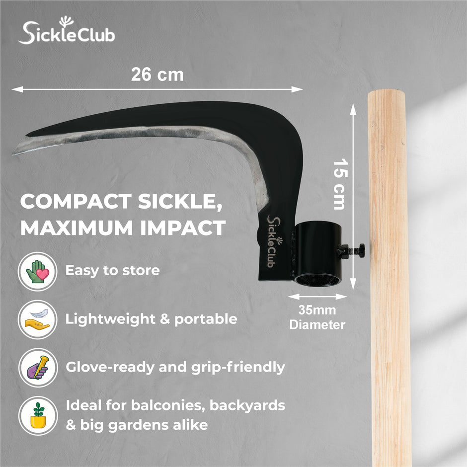 SICKLECLUB™ Long Edge Classic Grass Sickle Cutter