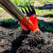 2-in-1 Garden Hoe and Weed Puller Rake