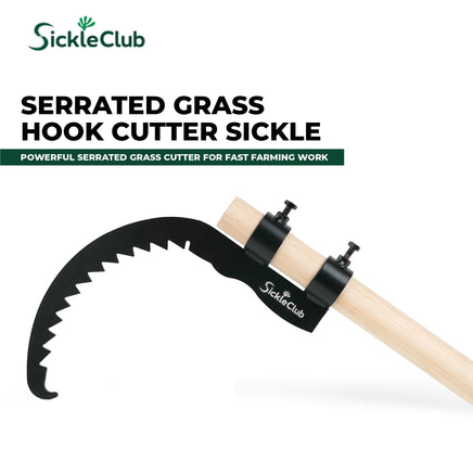 SICKLECLUB™ Serrated Grass Hook Cutter