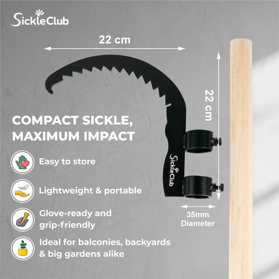 SICKLECLUB™ Serrated Grass Hook Cutter