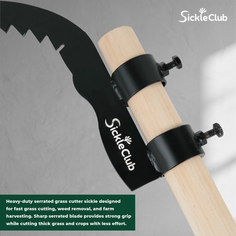 SICKLECLUB™ Serrated Grass Hook Cutter